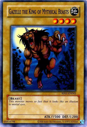 Gazelle the King of Mythical Beasts (2024 Reprint) [RP01-EN043] Common 