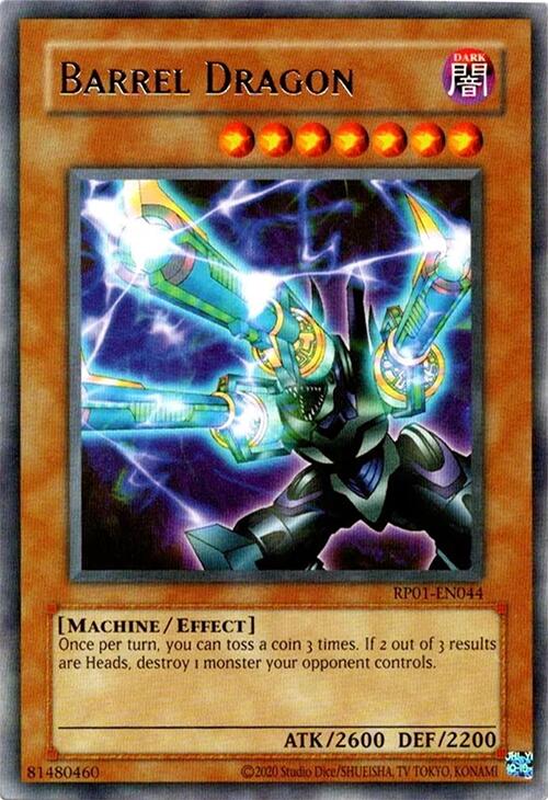 Barrel Dragon (2024 Reprint) [RP01-EN044] Rare 