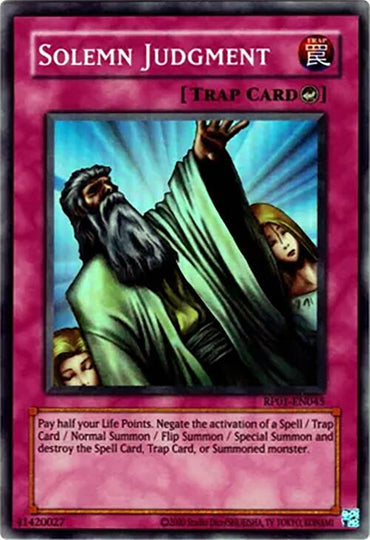 Solemn Judgment (2024 Reprint) [RP01-EN045] Super Rare 
