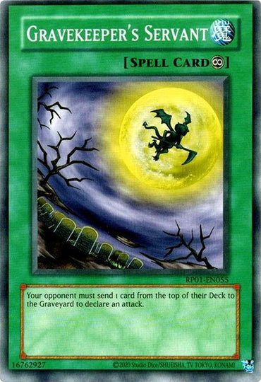 Gravekeeper's Servant (2024 Reprint) [RP01-EN055] Common 