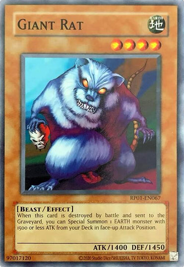 Giant Rat (2024 Reprint) [RP01-EN067] Common 