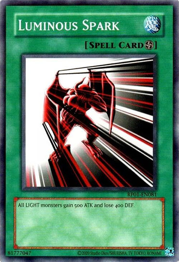 Luminous Spark (2024 Reprint) [RP01-EN081] Common 