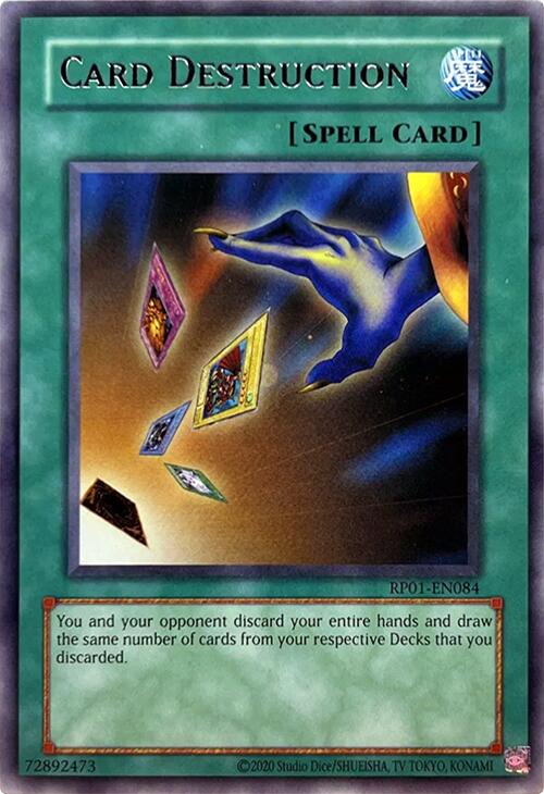 Card Destruction (2024 Reprint) [RP01-EN084] Rare 