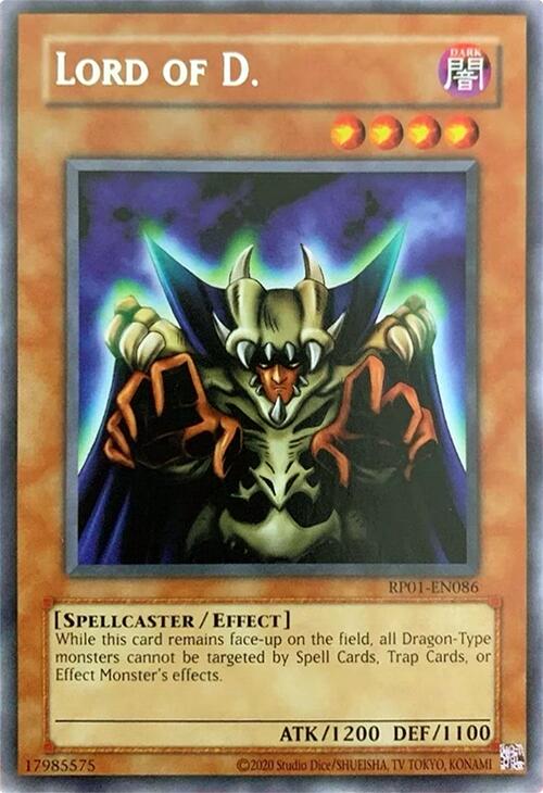 Lord of D. (2024 Reprint) [RP01-EN086] Rare 