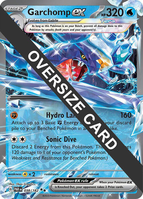 Garchomp ex (038) (Jumbo Card) [Scarlet & Violet: Paradox Rift] 