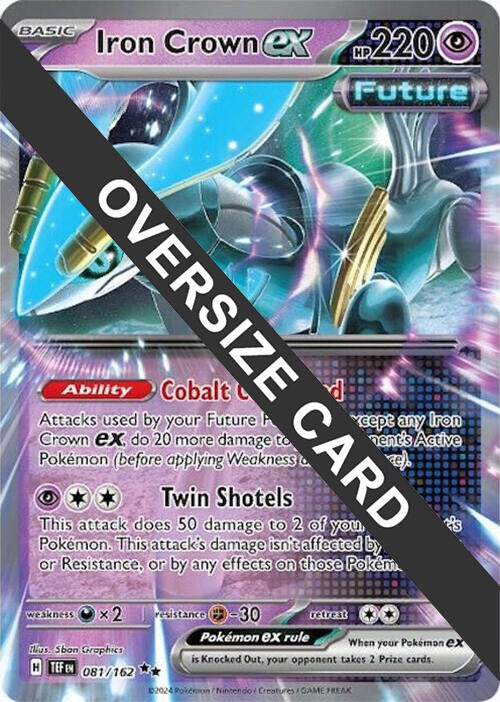 Iron Crown ex (081) (Jumbo Card) [Scarlet & Violet: Temporal Forces] 