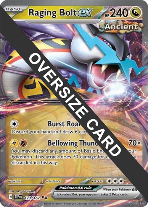 Raging Bolt ex (123) (Jumbo Card) [Scarlet & Violet: Temporal Forces] 