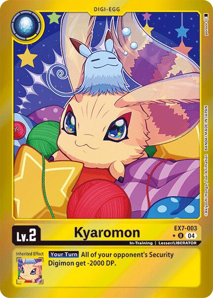 Kyaromon [EX7-003] (Foil) [Digimon LIBERATOR] 