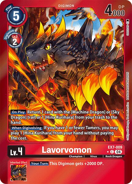 Lavorvomon [EX7-009] (Foil) [Digimon LIBERATOR] 