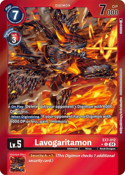 Lavogaritamon [EX7-012] (Foil) [Digimon LIBERATOR] 