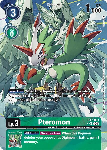 Pteromon [EX7-031] (Alternate Art) [Digimon LIBERATOR] 