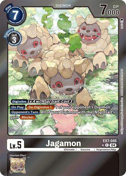 Jagamon [EX7-045] (Foil) [Digimon LIBERATOR] 