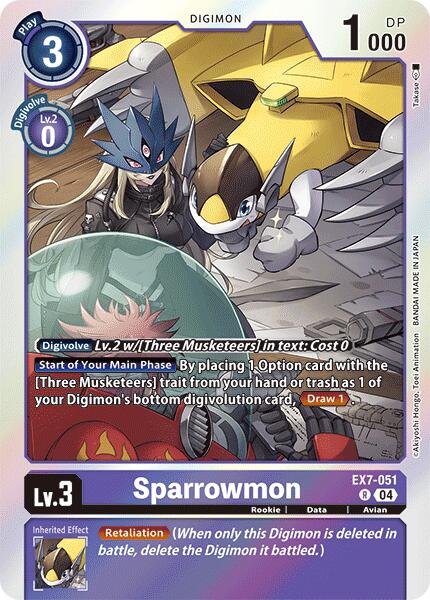 Sparrowmon [EX7-051] [Digimon LIBERATOR] 