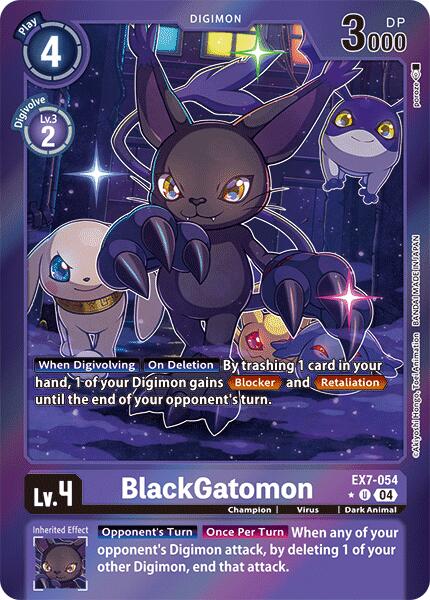 BlackGatomon [EX7-054] (Foil) [Digimon LIBERATOR] 