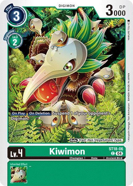 Kiwimon [ST18-06] [Starter Deck: Guardian Vortex] 