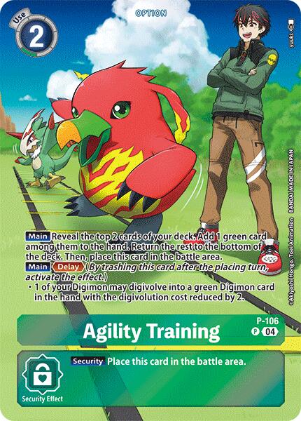 Agility Training [P-106] (Starter Deck 18 Exclusive) [Promotional Cards]