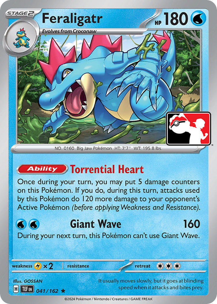 Feraligatr (041/162) [Prize Pack Series Five] 