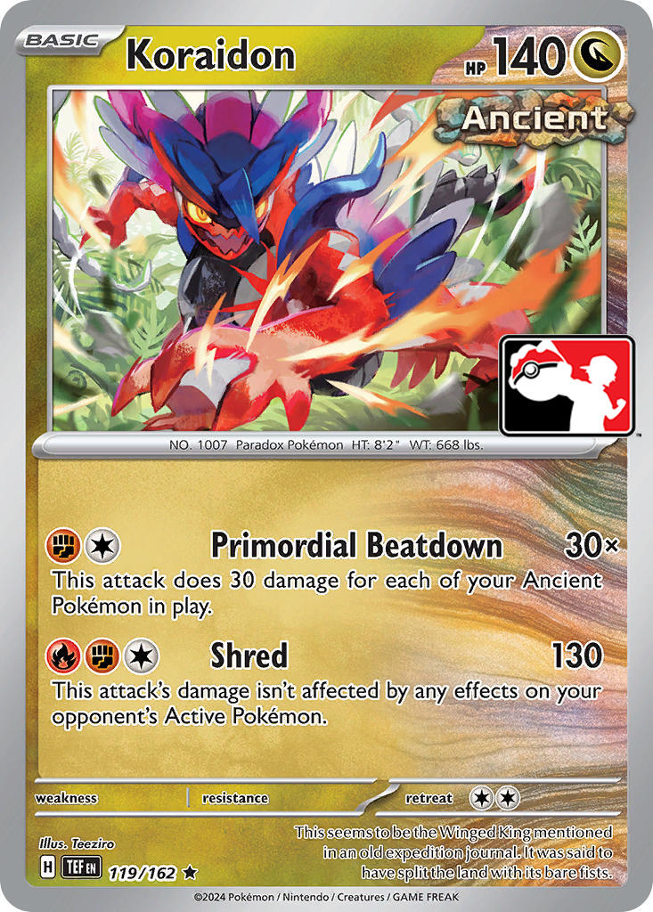 Koraidon (119/162) [Prize Pack Series Five] 