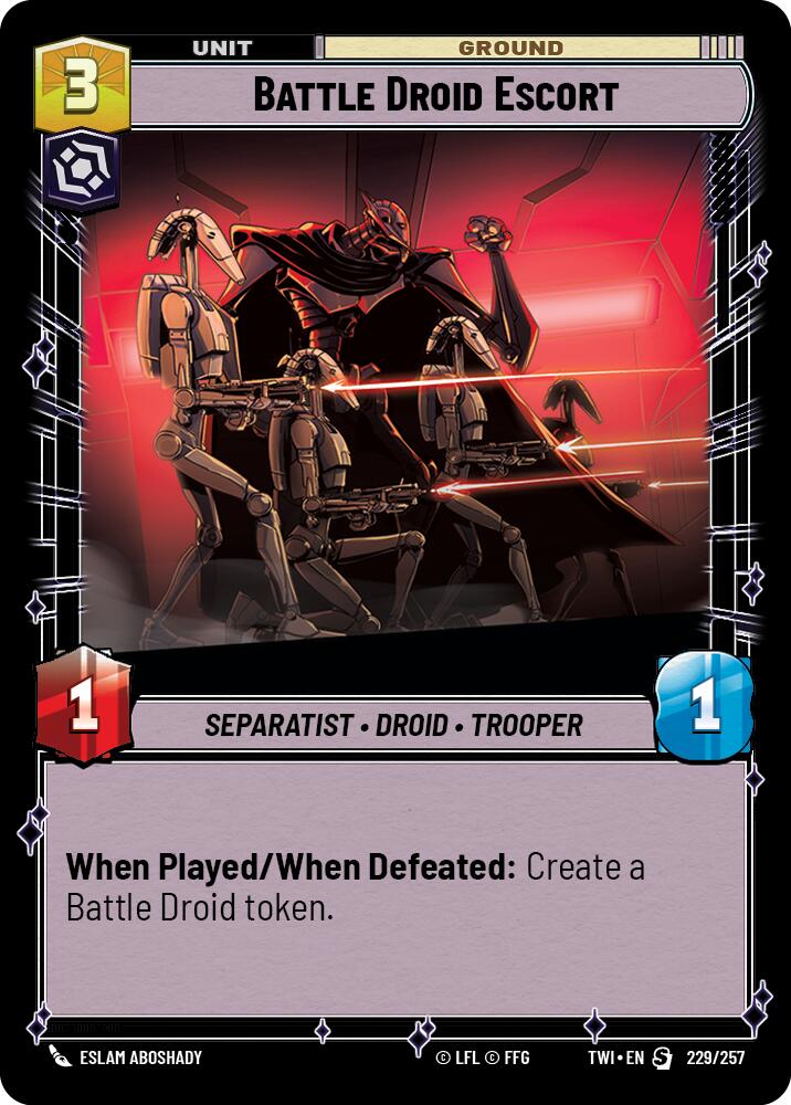 Battle Droid Escort (229/257) [Twilight of the Republic] 