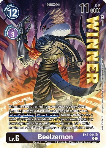 Beelzemon [EX2-044] (April 2023 Beelzemon Special) [Starter Deck: Beelzemon Advanced Deck Set Pre-Release Cards] 