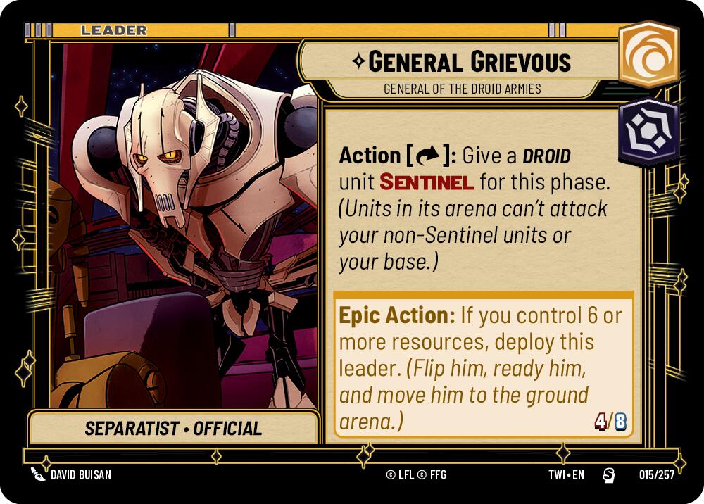 General Grievous - General of the Droid Armies (015/257) [Twilight of the Republic] 