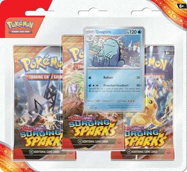 Preorden | Scarlet & Violet: Surging Sparks - 3 Pack Blisters (Quagsire)