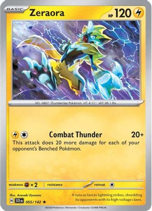 Zeraora (055/142) [Scarlet &amp; Violet: Stellar Crown] 
