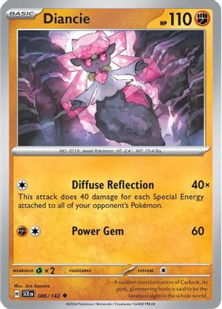 Diancie (086/142) [Scarlet &amp; Violet: Stellar Crown] 