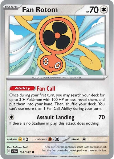 Fan Rotom (118/142) [Scarlet &amp; Violet: Stellar Crown] 