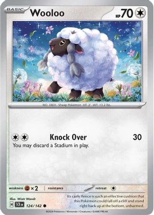 Wooloo (124/142) [Scarlet &amp; Violet: Stellar Crown] 