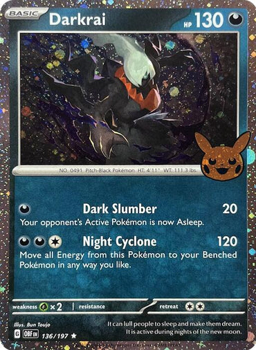 Darkrai (136/197) (Cosmos Holo) [Trick or Trade 2024] 