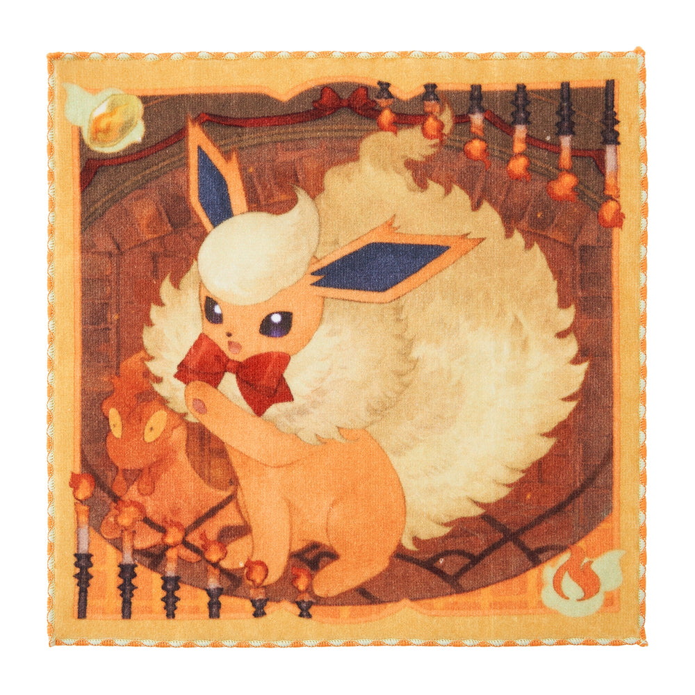 Pokemon Center Original Hand Towel Eevee Collection Flareon