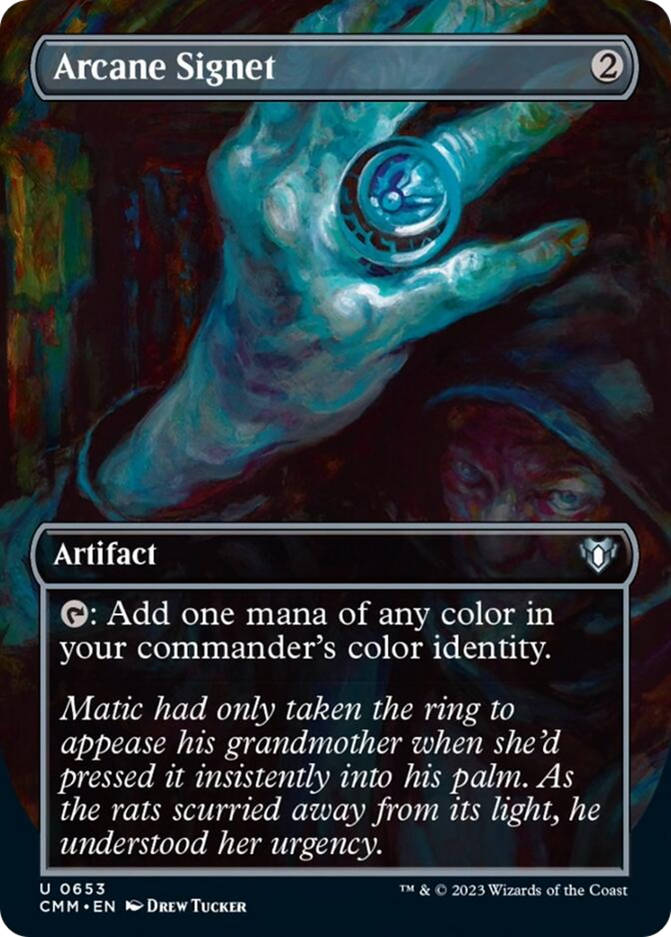 Arcane Signet (Borderless Alternate Art) [Commander Masters] 