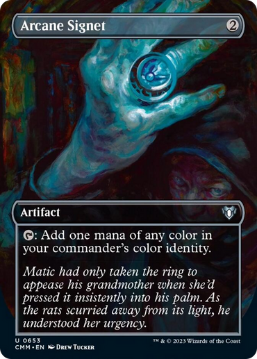 Arcane Signet (Borderless Alternate Art) [Commander Masters] 