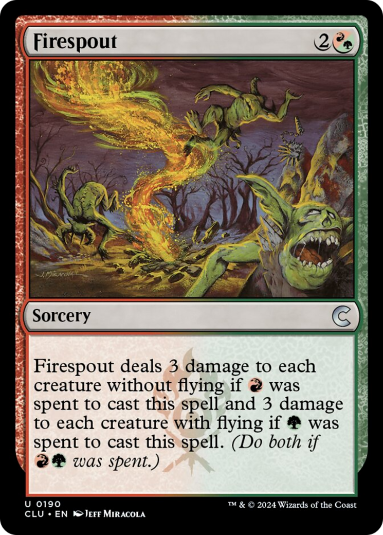 Firespout [Ravnica: Clue Edition] 