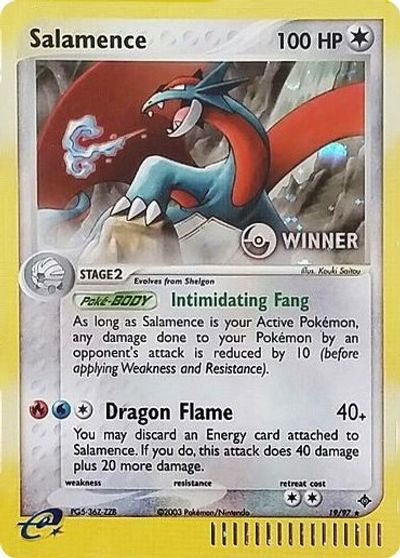 Salamence (19/97) (Winner) [League & Championship Cards]