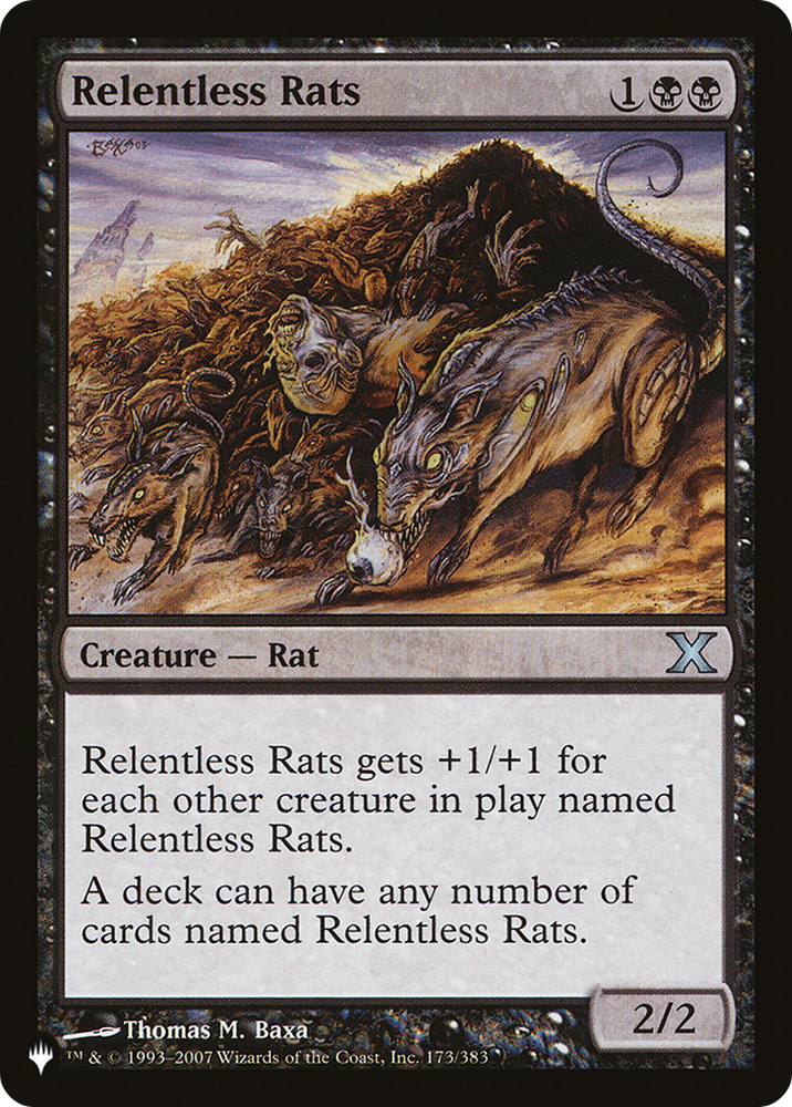 Relentless Rats [The List]