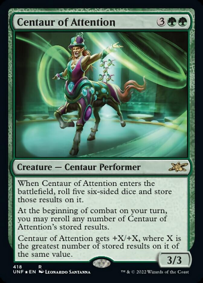 Centaur of Attention (Galaxy Foil) [Unfinity] 