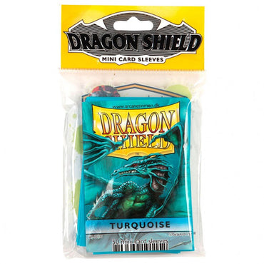 Dragon Shield: Japanese Size 50ct Sleeves - Turquoise (Classic)