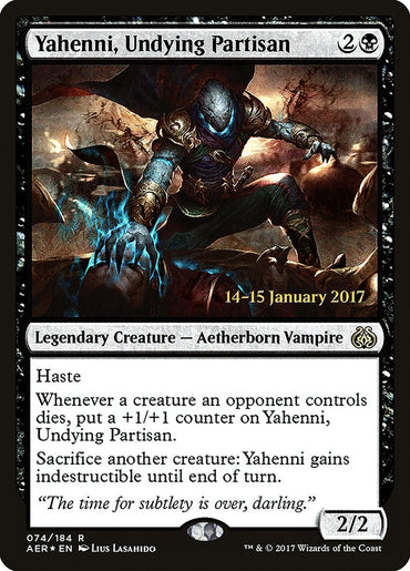 Yahenni, Undying Partisan [Aether Revolt Prerelease Promos] 