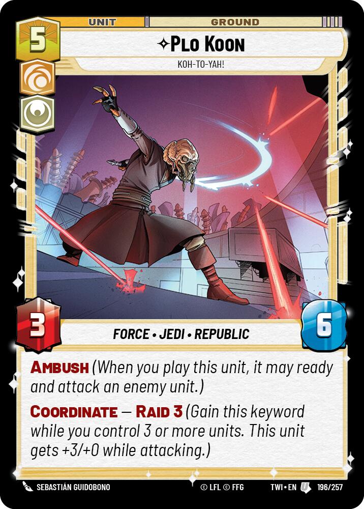 Plo Koon - Koh-to-yah! (196/257) [Twilight of the Republic] 