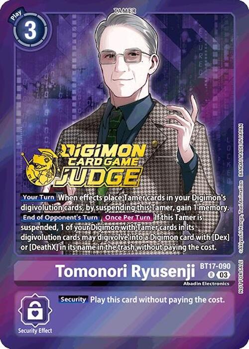 Tomonori Ryusenji [BT17-090] (Judge Pack 6) [Secret Crisis] 