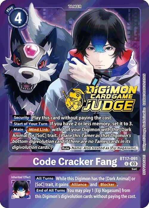 Code Cracker Fang [BT17-091] (Judge Pack 6) [Secret Crisis] 