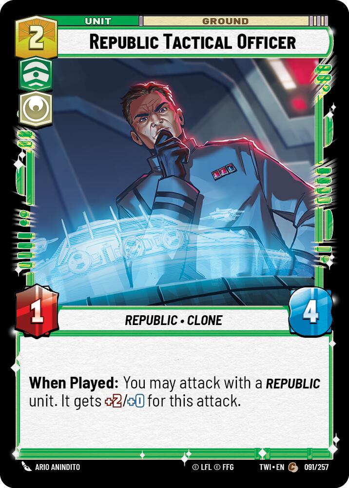 Republic Tactical Officer (091/257) [Twilight of the Republic] 