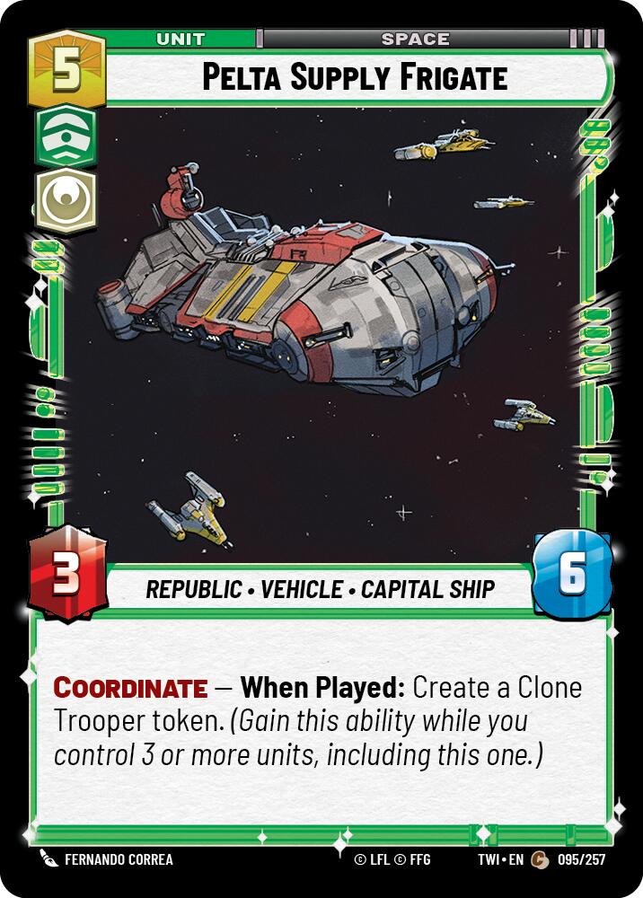 Pelta Supply Frigate (095/257) [Twilight of the Republic] 