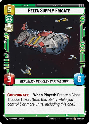 Pelta Supply Frigate (095/257) [Twilight of the Republic] 