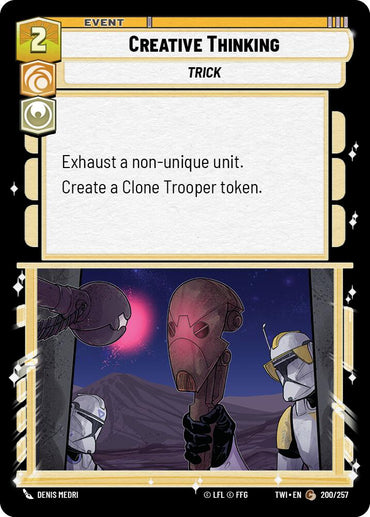Creative Thinking (200/257) [Twilight of the Republic] 