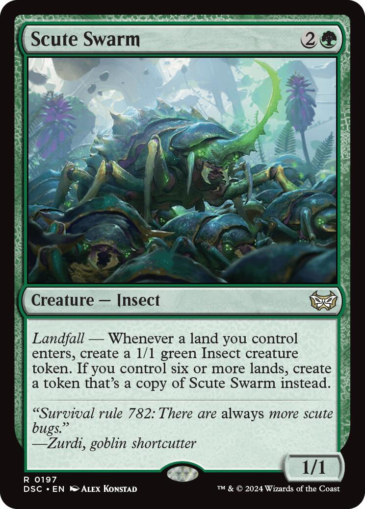 Scute Swarm [Duskmourn: House of Horror Commander] 