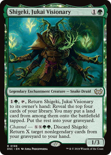 Shigeki, Jukai Visionary [Duskmourn: House of Horror Commander] 