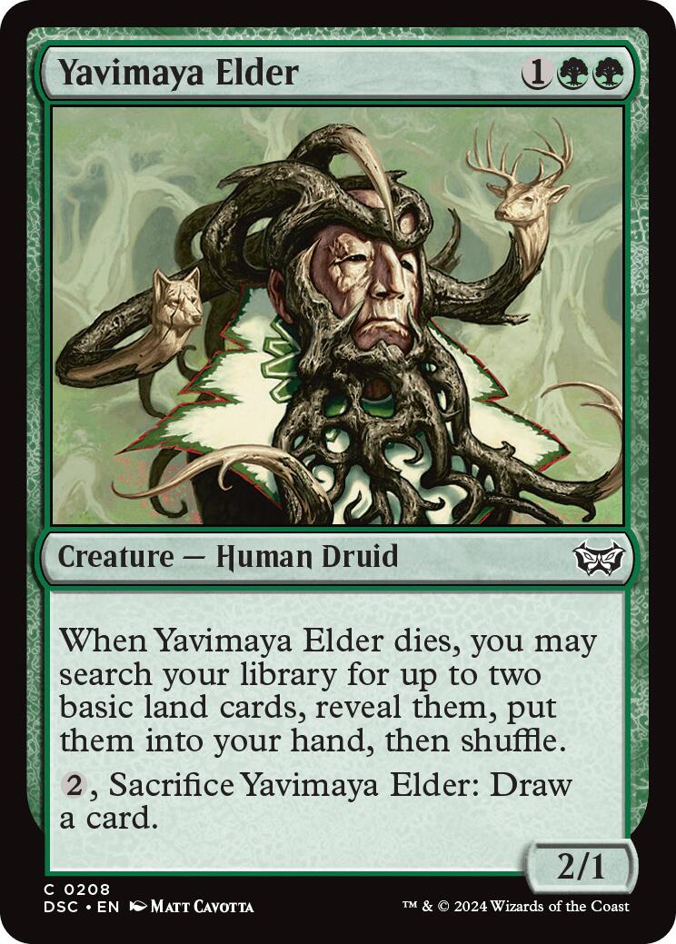 Yavimaya Elder [Duskmourn: House of Horror Commander] 